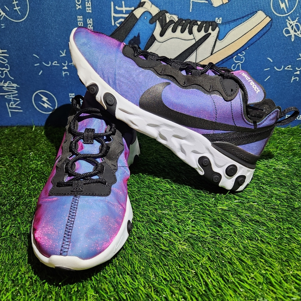Nike React Element 55 Premium Sunset Mens Size 8.5 Womens Size 10